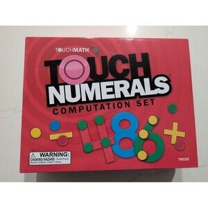 TouchMath Touch Numerals Computation Set Foam Tactile Numbers Homeschool Class